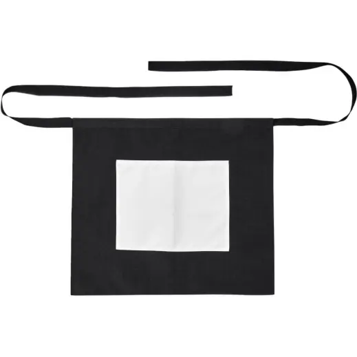 Hoppla Waiters Half Apron Solid White Flat